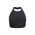 Black Silk Pattern Shirt