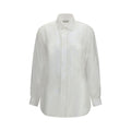 White Lyocell Dress Shirt
