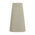 Bicolor Cotton Skirt