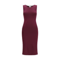 Purple Silk Long Dress