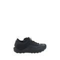 Black Polyester Athletic Sneakers