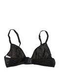 Black Nylon Stretch Soft Cup Brassiere Underwear