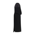 Black Viscose Casual Dress