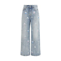 Blue Cotton Relaxed Fit Jeans