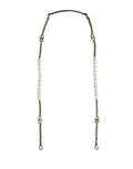 Black Leather Gold Chain Bag Accessory Shoulder Strap