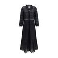Black Cotton Casual Dress