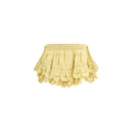Bicolor Cotton Bermuda Shorts