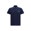 Blue Cotton Polo Shirt