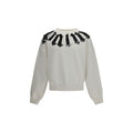 White Cotton Sweatshirt