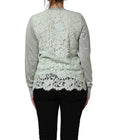 Green ButtonDown LongSleeve Cardigan Sweater