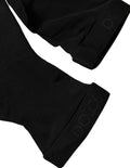 Black Sheer Nylon Thigh High Stockings Socks