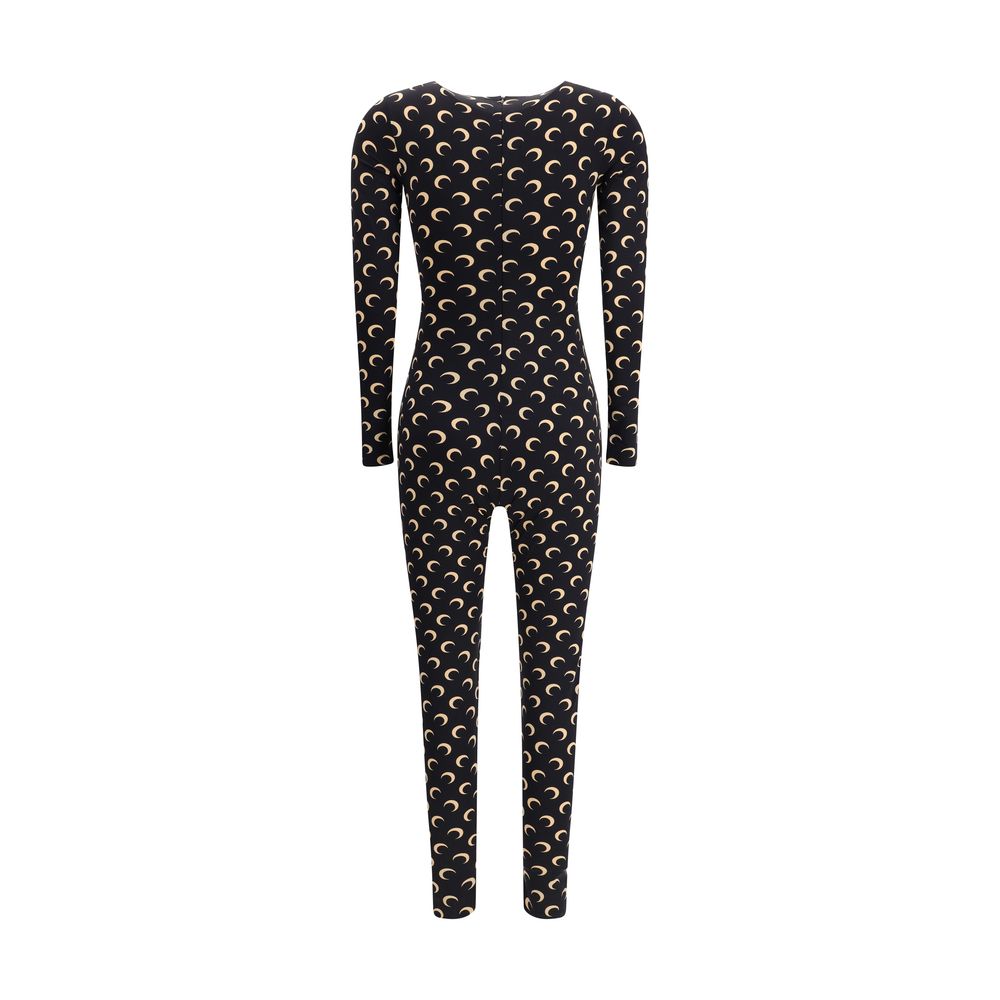 Brown Polyamide Jumpsuit