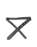 Black Geometric DG Silk Adjustable Men Tied Necktie Tie