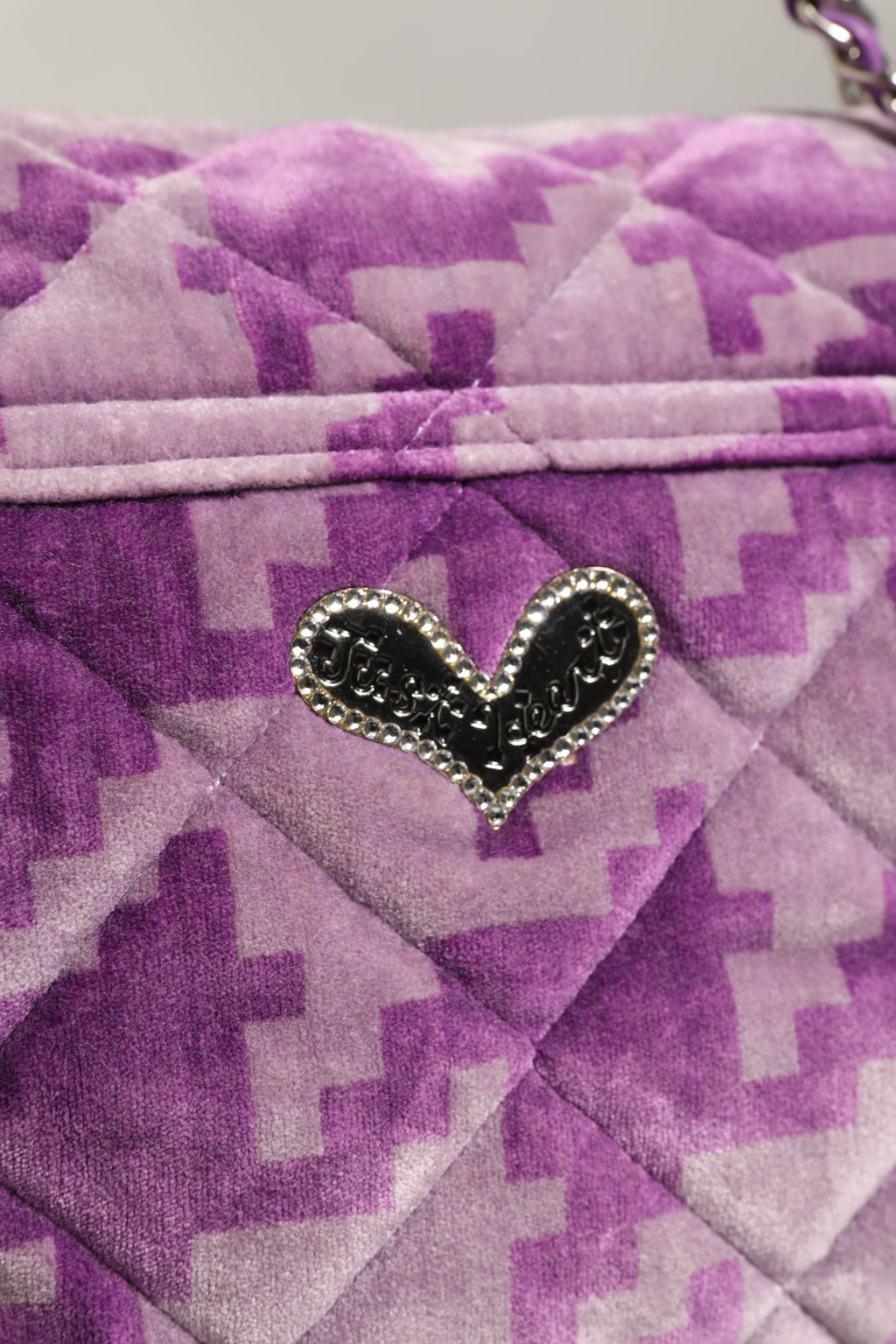 Purple shoulder bag