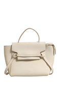 Nano Belt Bag Grained Calfskin Chalk