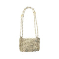 Bicolor Brass Shoulder Bag
