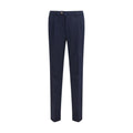 Black Cotton Chino Pants