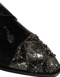 Black Embellished Derby Dress Formal Shoes