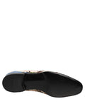 Multicolor Sequin Embroidered Loafers Shoes