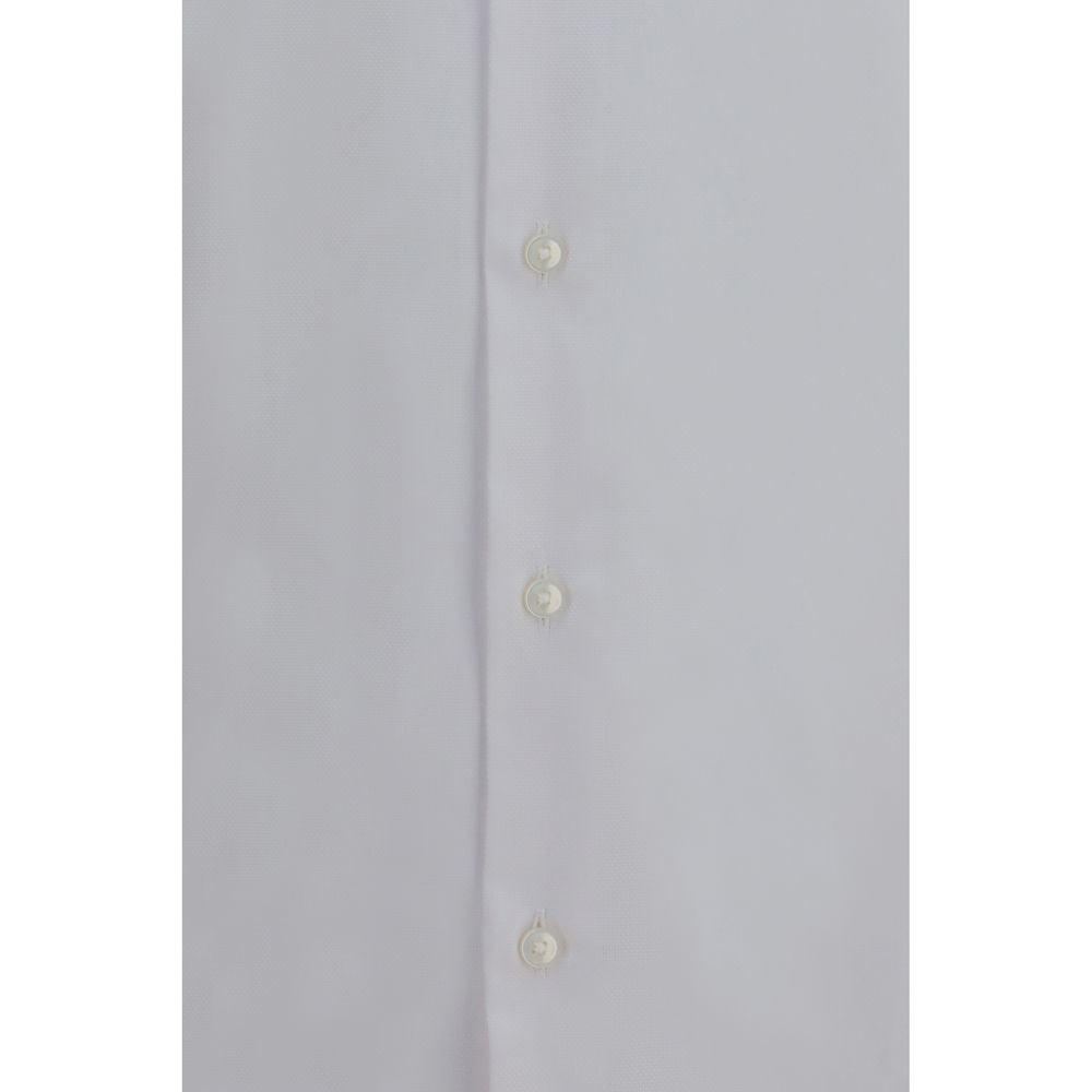 White Cotton Dress Shirt