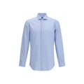 Blue Cotton Dress Shirt