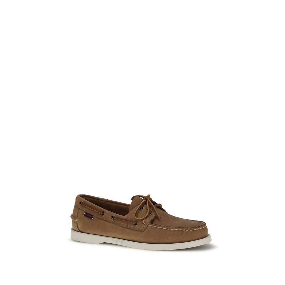 Brown Calf Leather Bos Taurus Slip-On Loafers