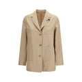 Beige Wool Oves Aries Full-Length Jacket