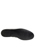 Silver Leather DG Logo Slip On Loafers Shoes