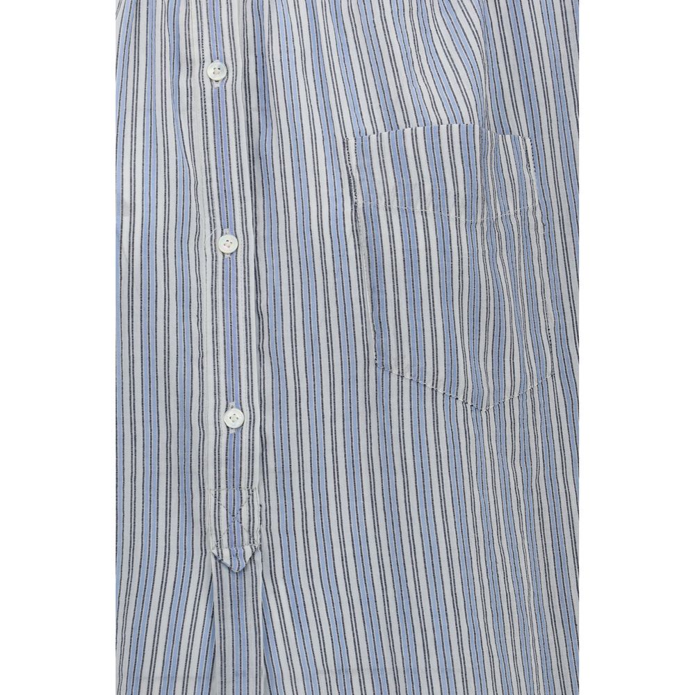 Blue Cotton Blouse