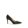 Bicolor Calf Leather Bos Taurus High Heel Pumps
