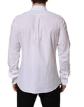 White MARTINI Long Sleeves Men Dress Shirt