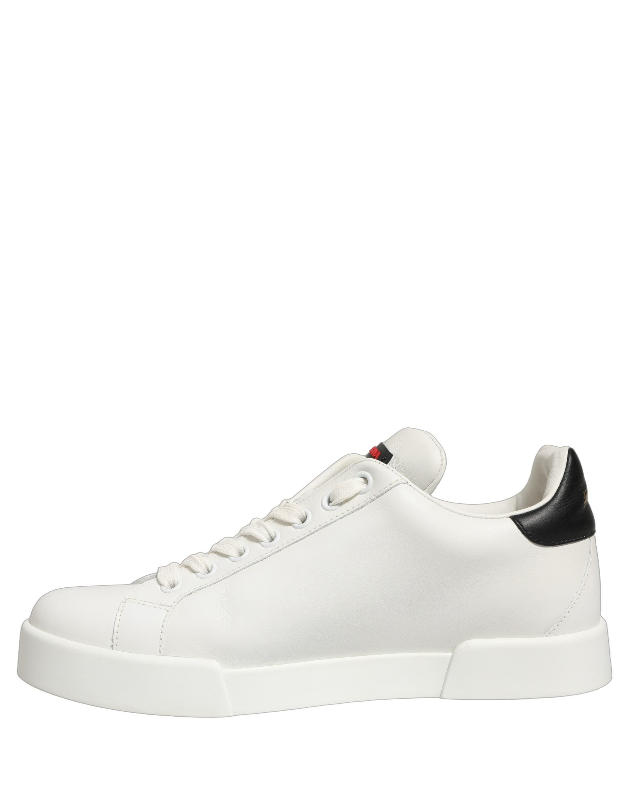 White Patch Calfskin Nappa Portofino Sneakers Shoes