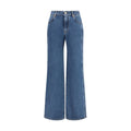 Blue Cotton Jeans Denim