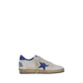 Golden Goose White Goatskin Low Top Sneakers