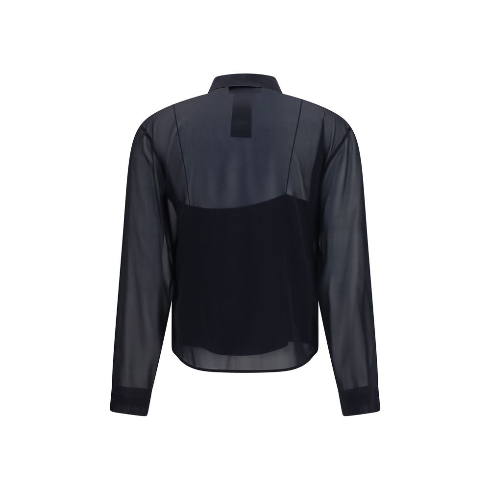 Black Silk Shirt