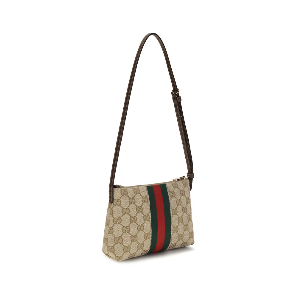 Beige Polyester Handbag
