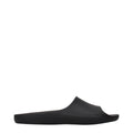 Black Cotton Slippers