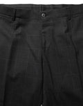 Black Wool Slim Fit Formal 2 Piece Men Suit