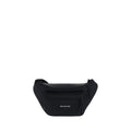 Black Polyester Clutch Bag