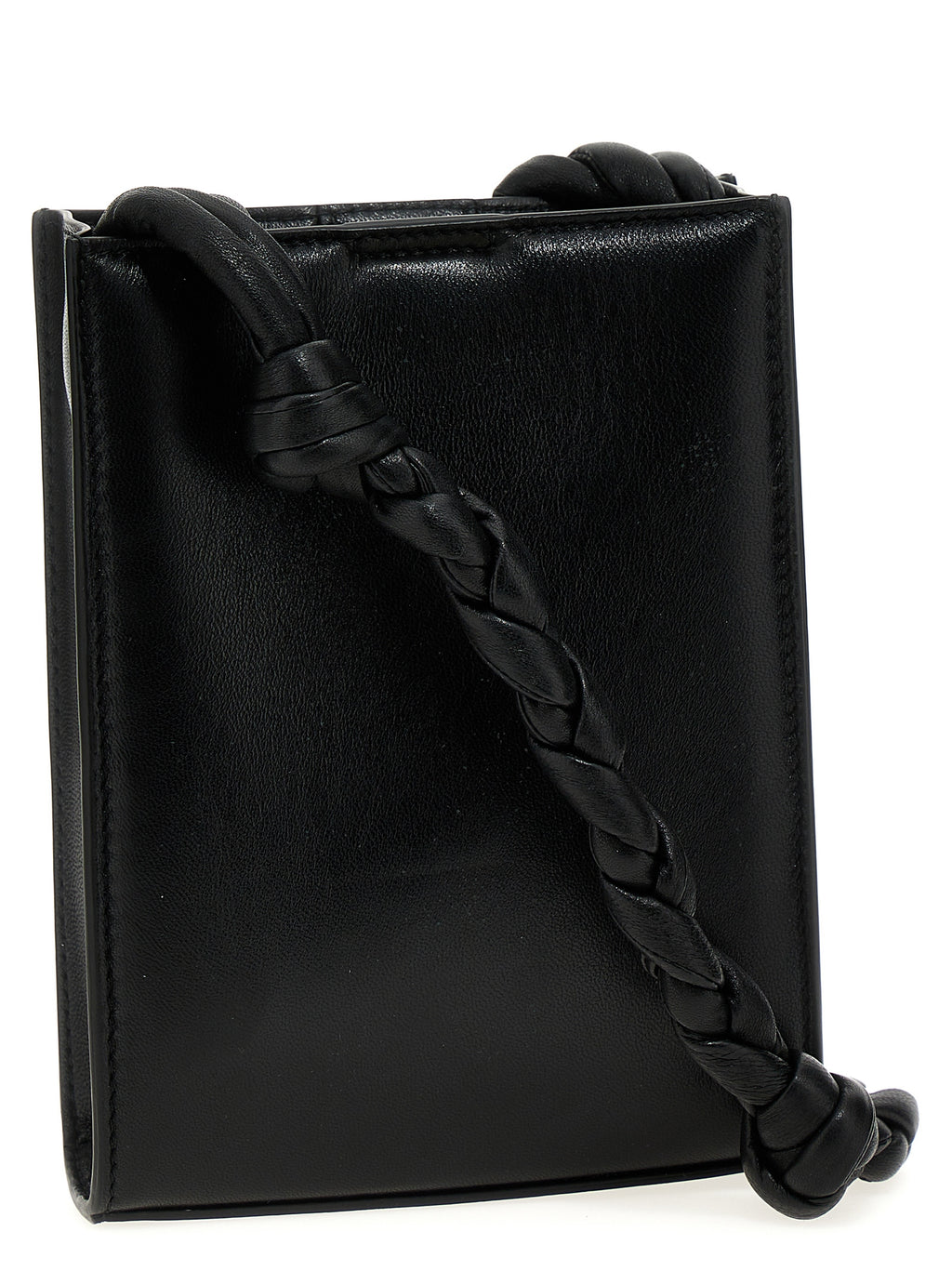 Black Calfskin Crossbody Bag