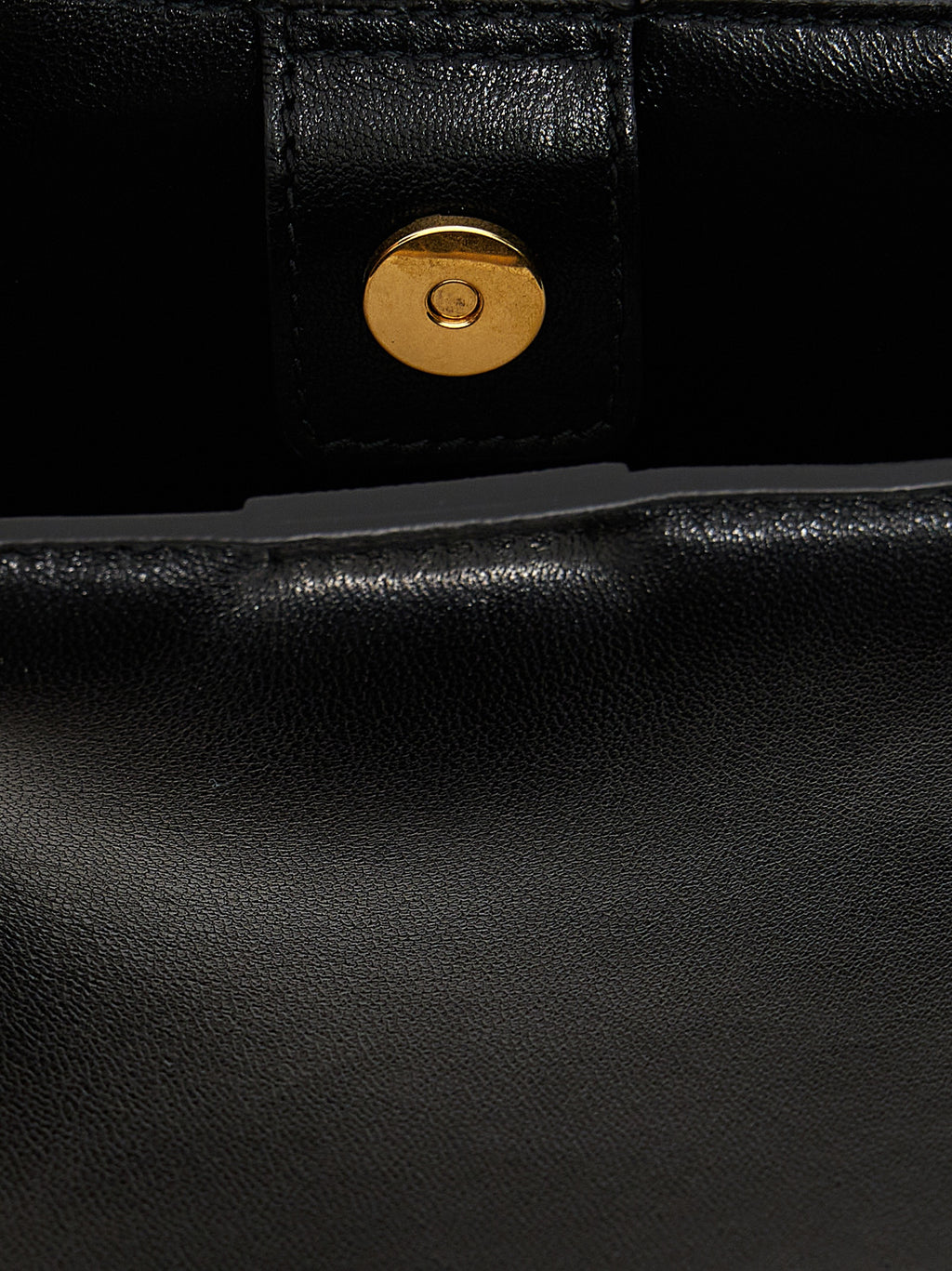 Black Calfskin Crossbody Bag