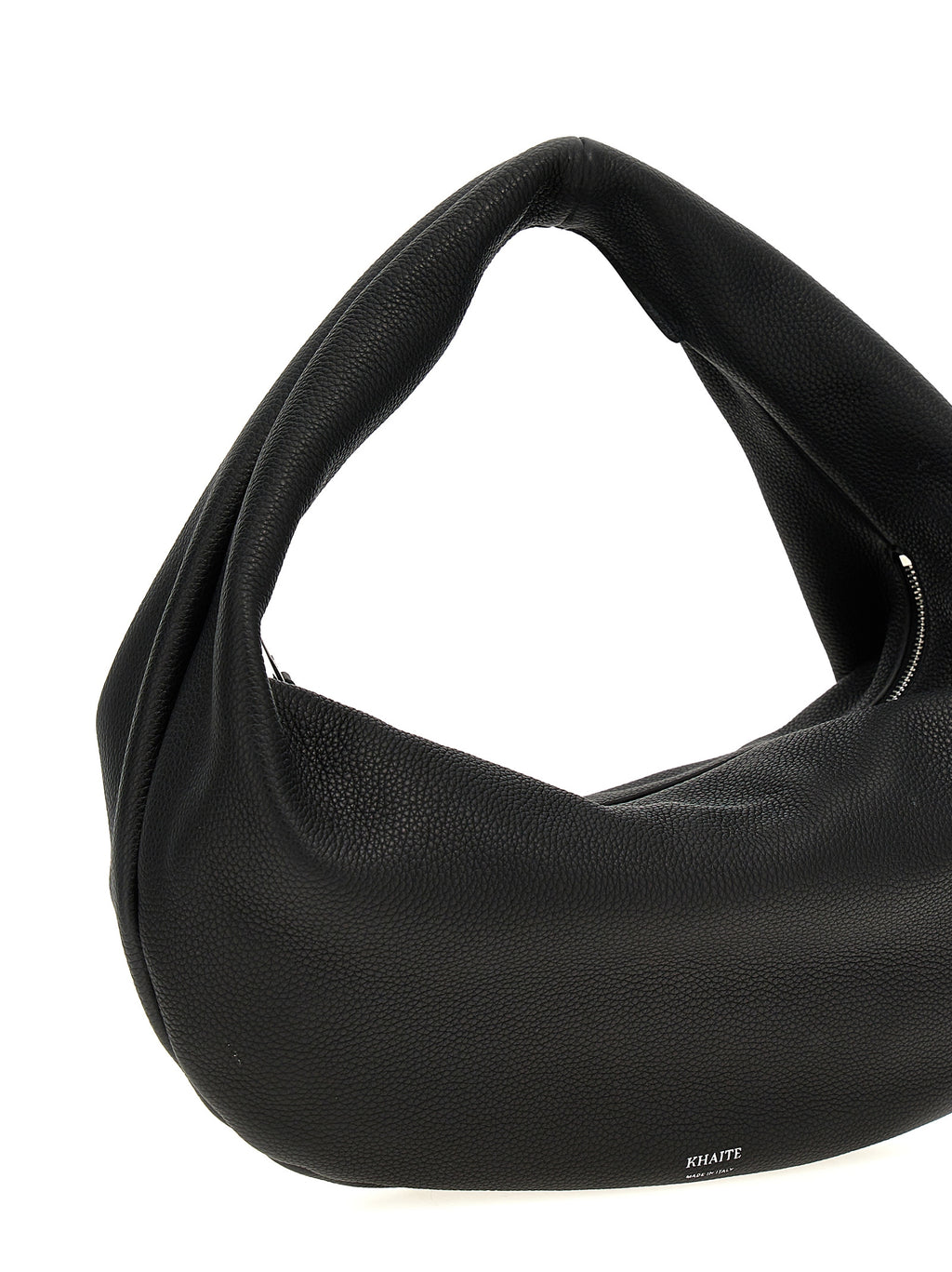 Black Calfskin Shoulder Bag