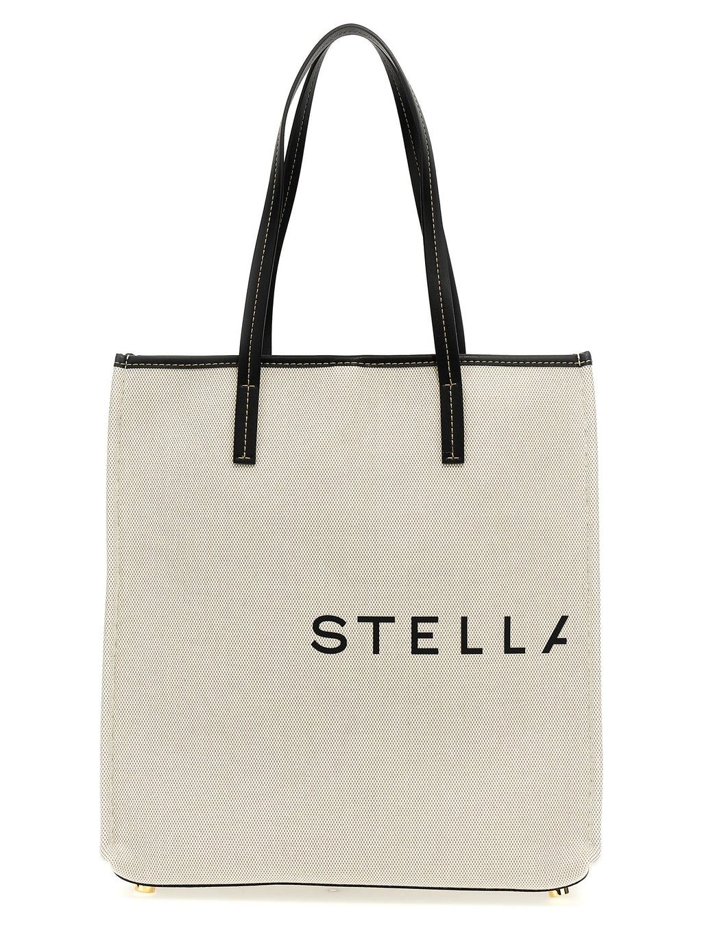 Beige Cotton Tote Bag