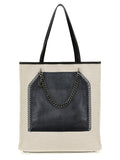 Multicolor Cotton Tote Bag