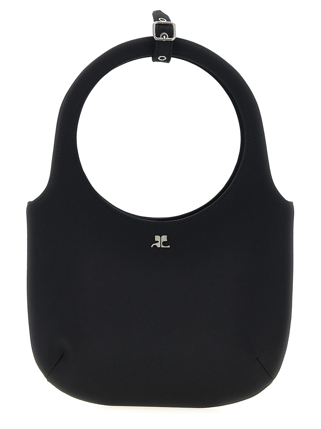 Black Polyester Handbag