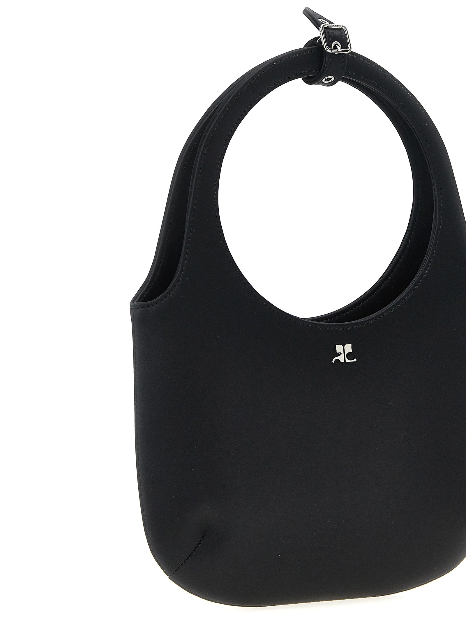 Black Polyester Handbag
