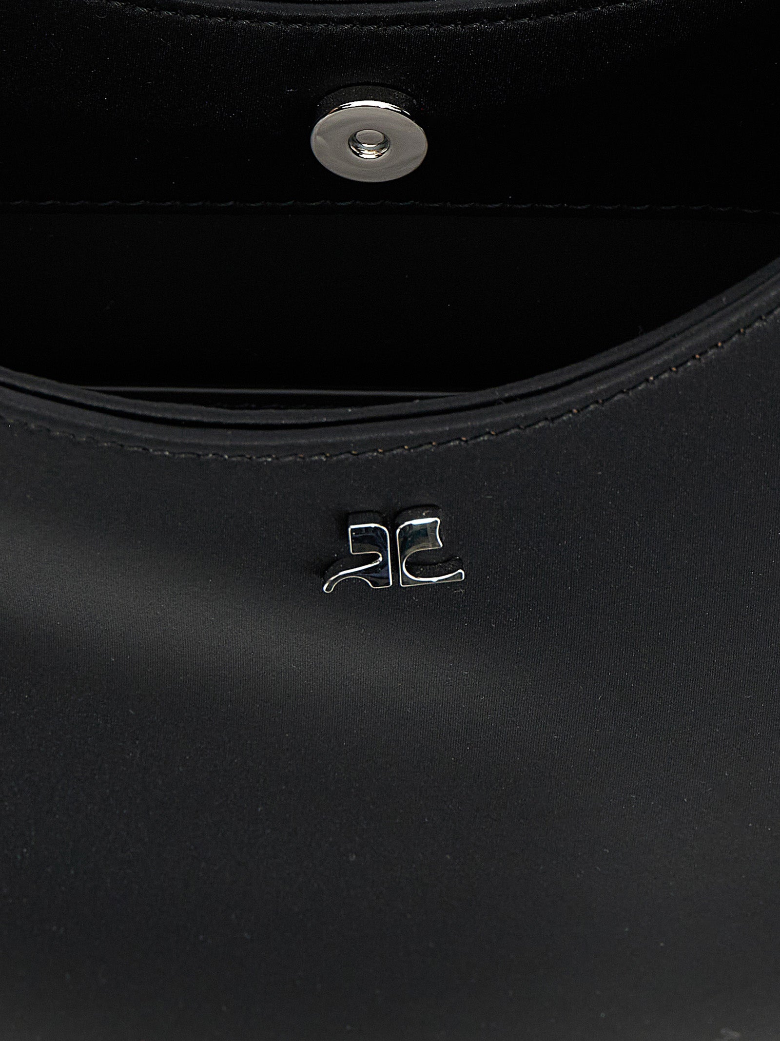 Black Polyester Handbag