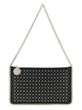 Black Polyester Shoulder Bag