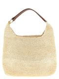 Brown Raffia Shoulder Bag