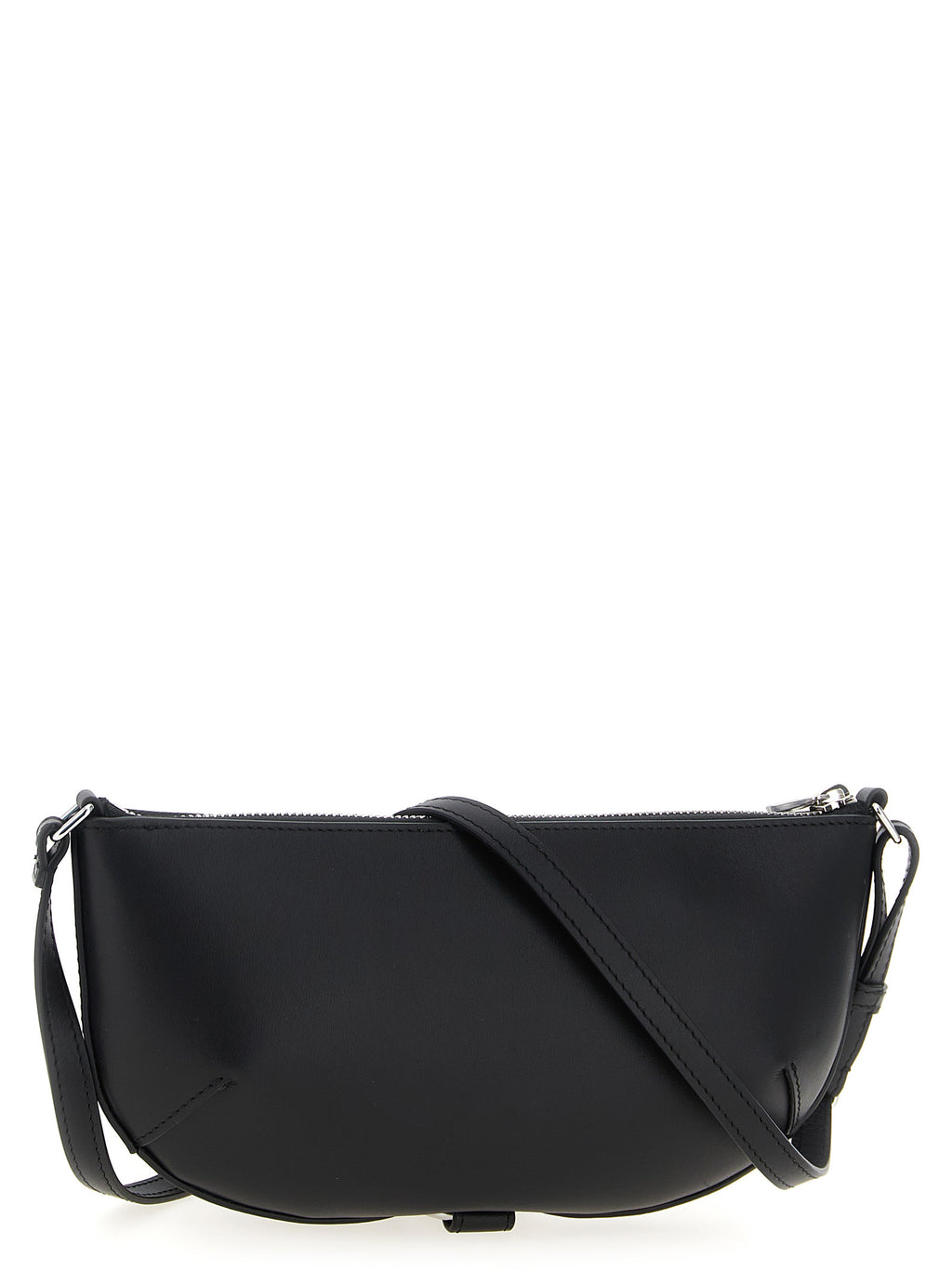 Black Calfskin Shoulder Bag